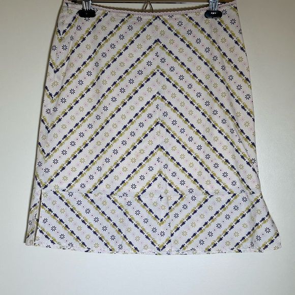 Vintage Y2K Fossil Women's Skirt mini with side slit men women print 6 cotton - Picture 3 of 11
